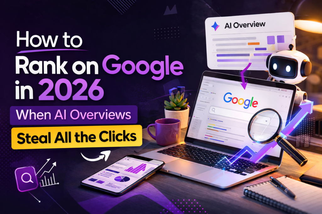 How to rank on Google in 2026 with AI Overviews SEO strategies, Google search ranking optimization and modern SEO techniques